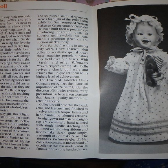 Sarah by Yolanda Bello 1987 Edwin M Knowles - Picture 8 of 15